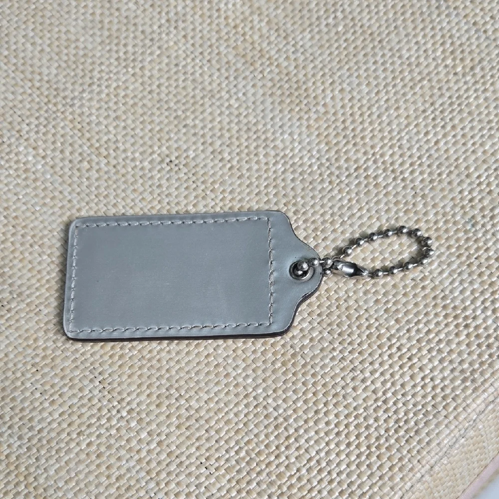Coach Silver Hangtag